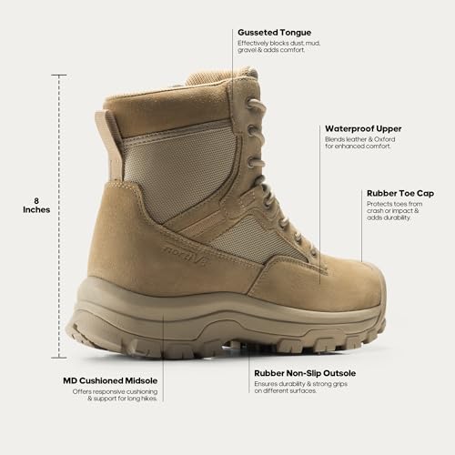 Waterproof Leather Tactical Boots F3804