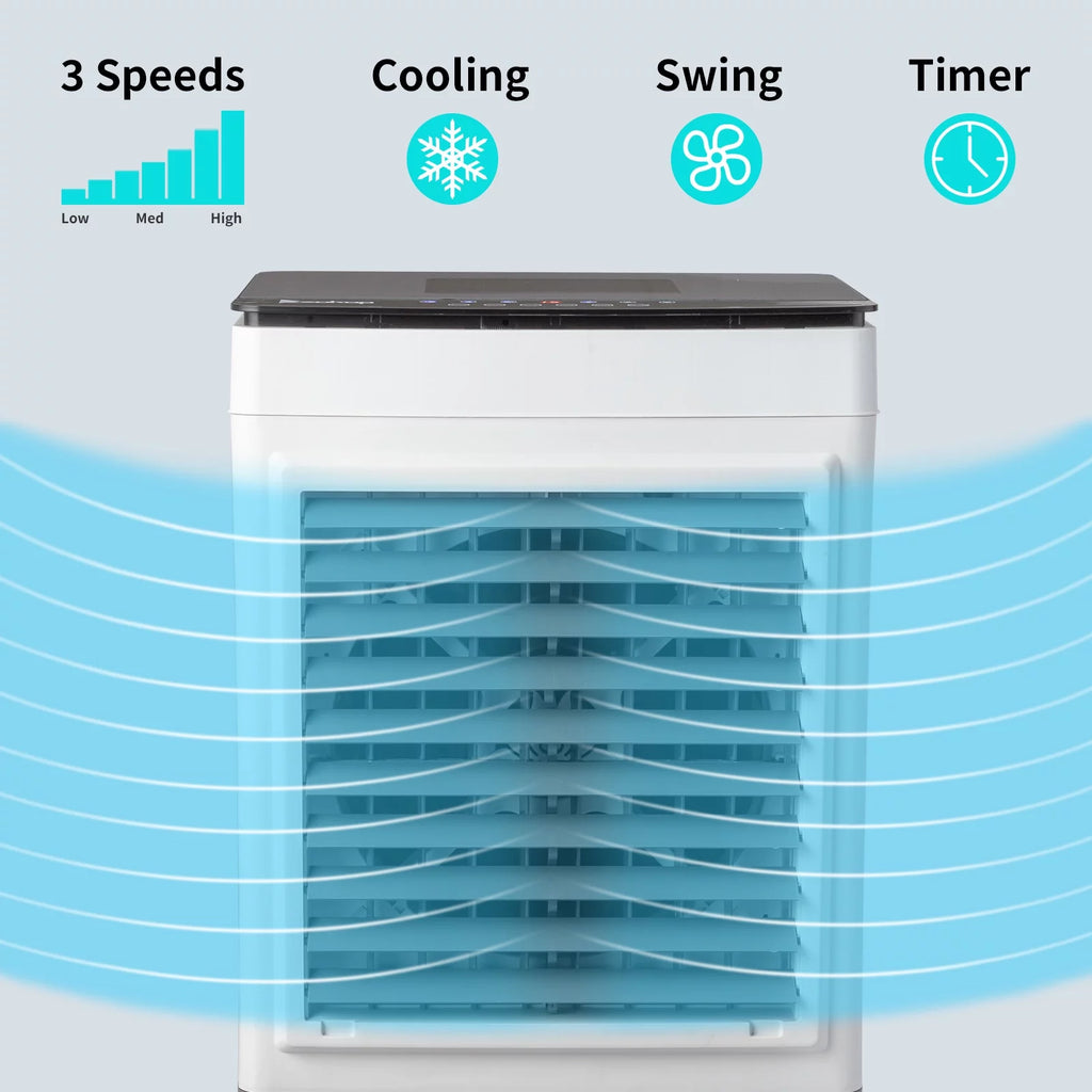 Portable Evaporative Cooler with Remote Control, 40L Water Tank W30635