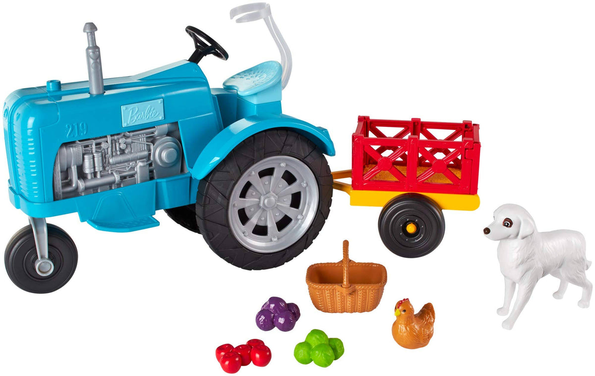 Farm Tractor and Wagon with Animals O704466