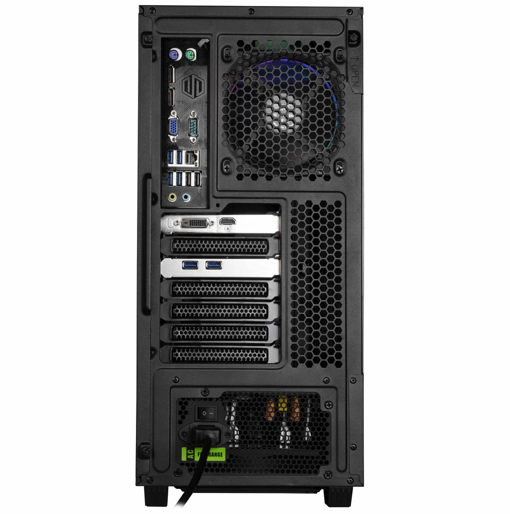 Prebuilt Gaming PC Desktop Computer Tower Intel Quad-Core i5 16GB RAM 120GB SSD + 500GB HDD V910260
