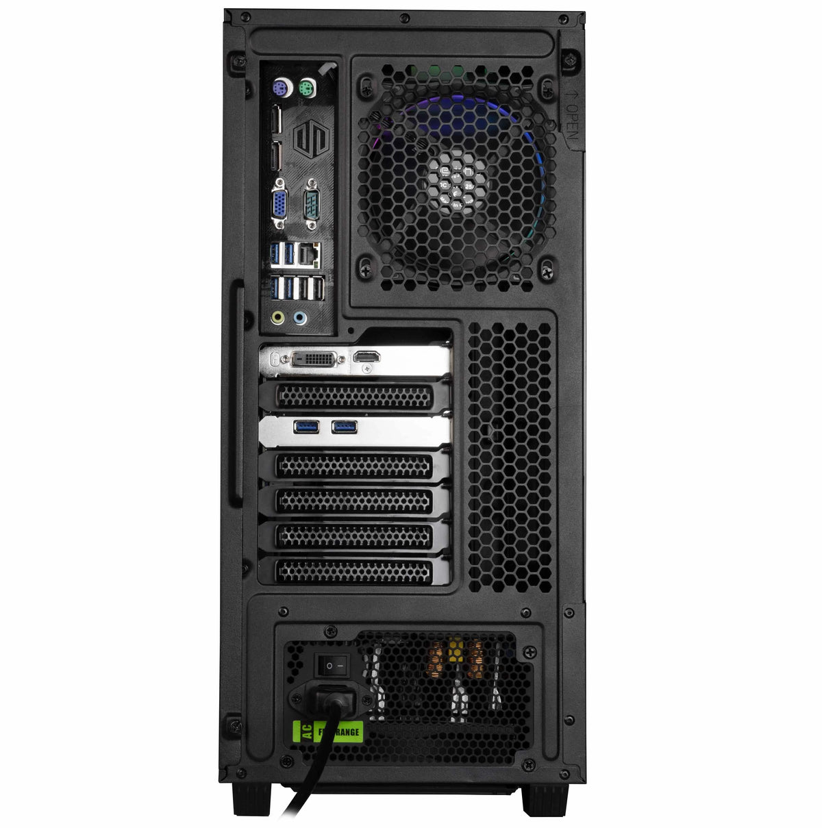 Prebuilt Gaming PC Desktop Computer Tower Intel Quad-Core i5 16GB RAM 120GB SSD + 500GB HDD V910260