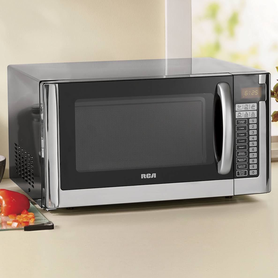 1.6 Cu ft Stainless Steel Microwave D99484