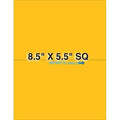 Fluorescent Orange Paper 100 sheets 8.5 x 5.5 Laser Sheets S7225