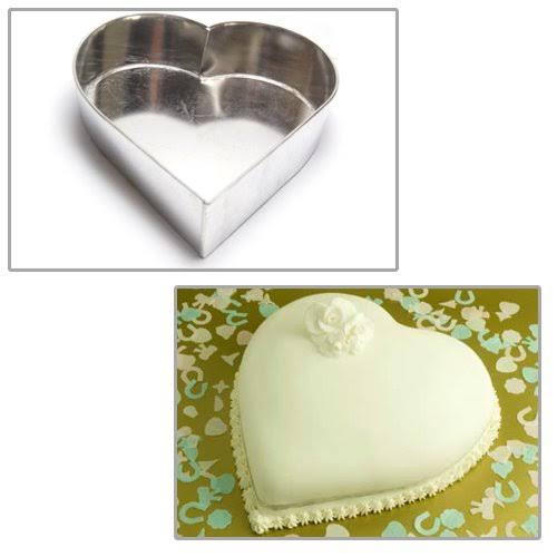 Heart Birthday Cake Baking Pan 10x22 (25cm) B771