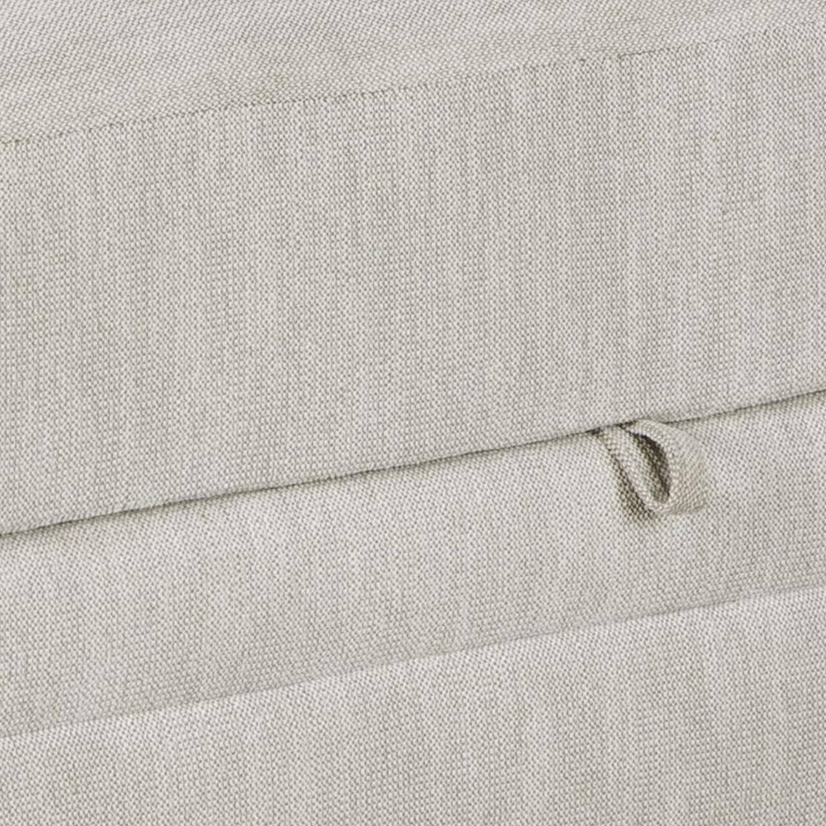 White Wooden Ottoman with Hidden Storage V86515