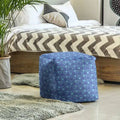 Blue/Teal Ottoman T3528