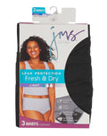 Plus Size Light Period Underwear 3-Pack Brief R7817