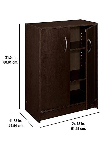 White Stackable 1-Door Organizer N971
