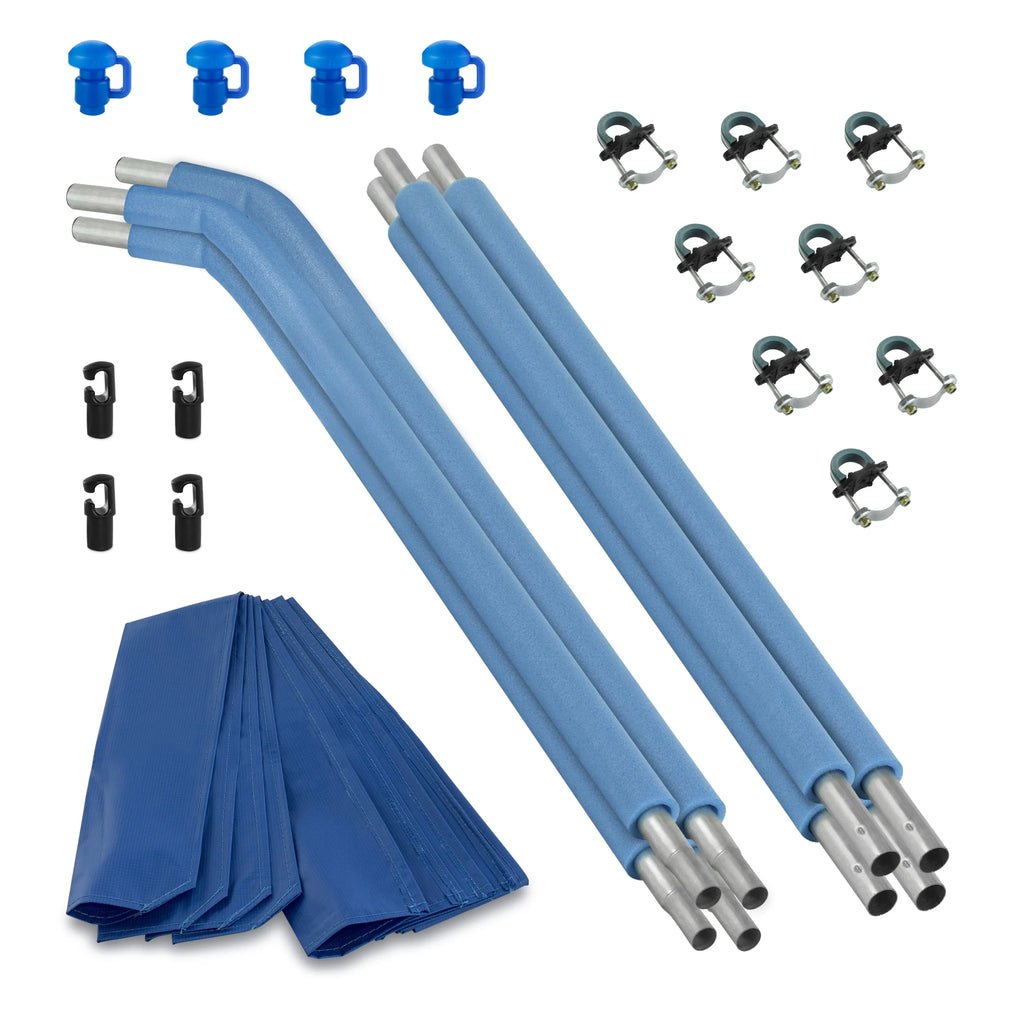 8 Curved Trampoline Safety Enclosure Poles E490