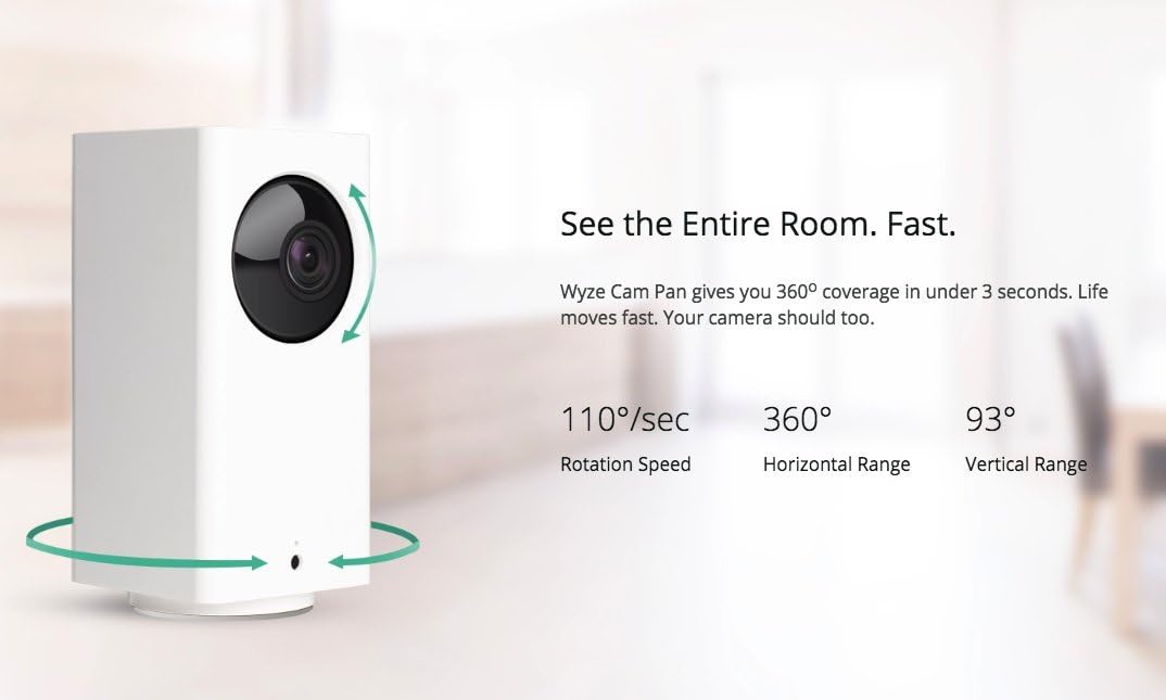 White 1080p Pan/Tilt/Zoom Wi-Fi Indoor Camera, Pack of 2 K39946