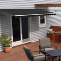 Black Retractable Patio Awning J798