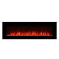 Black Wall-Mount Electric Fireplace I199283