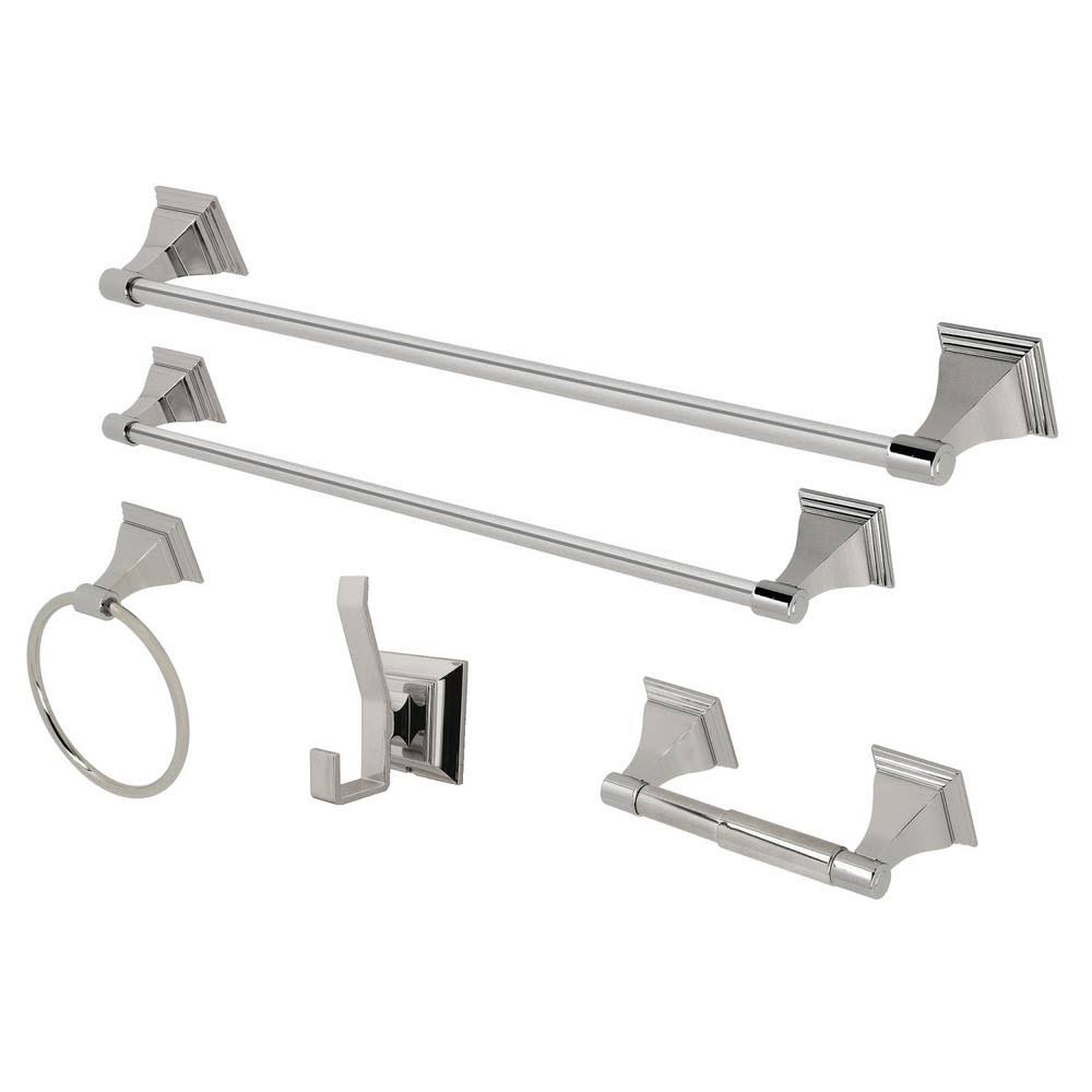 Polished Nickel 5-Piece Bathroom Accessory Set V30213