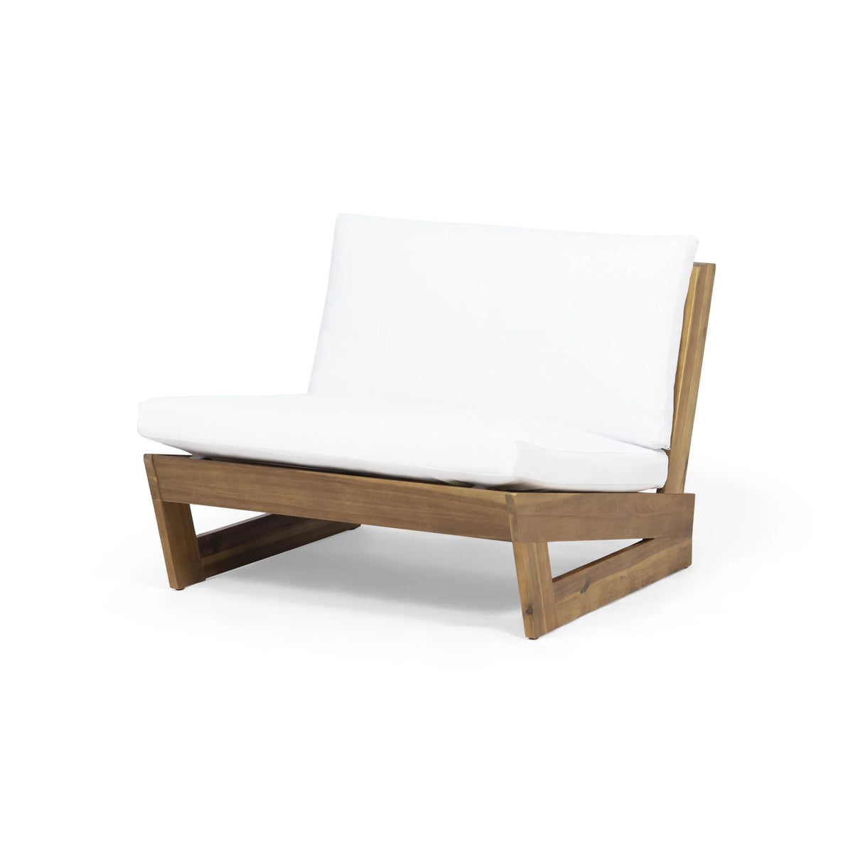 Acacia Wood Outdoor Club Chair with Cushions Y297496