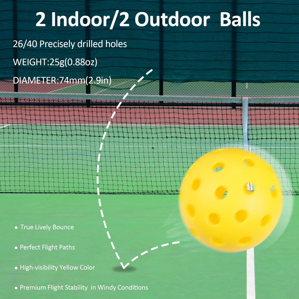 Carbonfiber Pickleball Paddle Set of 2 R454790