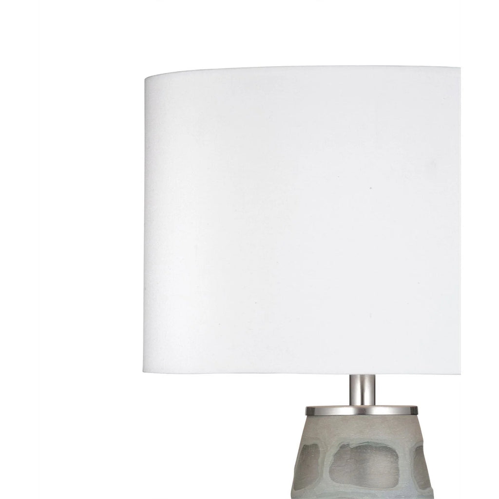Gray Glass Table Lamp N619