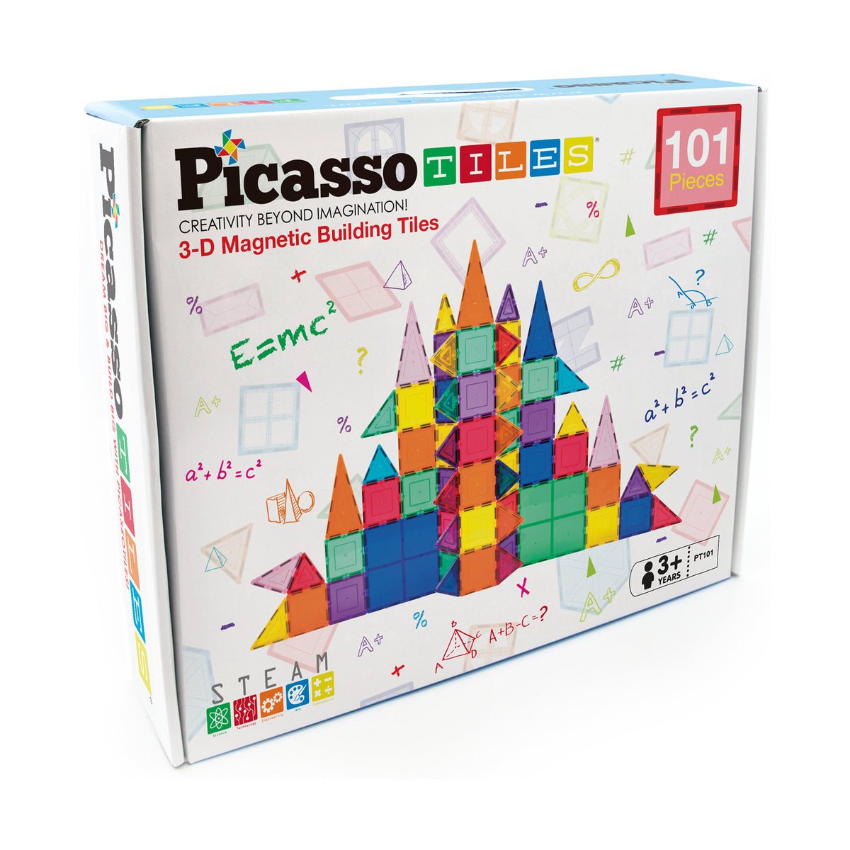 101-Pc Magnetic Building Block Set Y71250