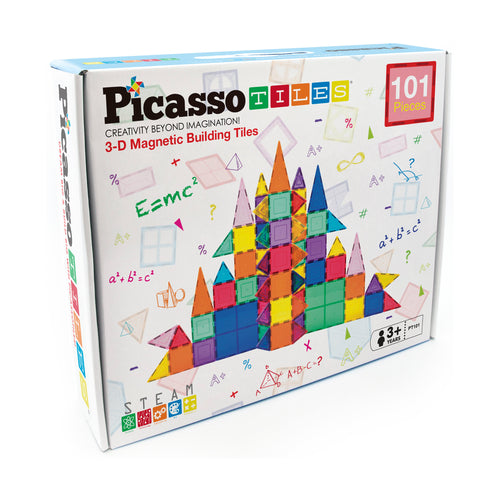 101-Pc Magnetic Building Block Set Y71250