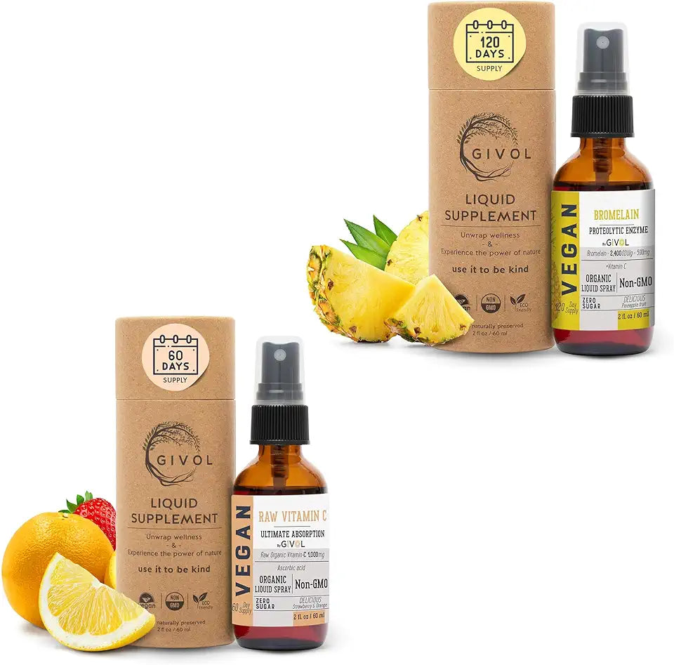 500mg Vitamin C Bromelain Liquid Spray J465