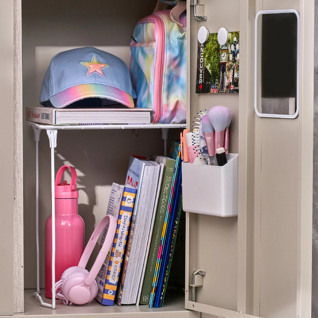 7-Piece Locker Kit with 12" Shelf, White T538