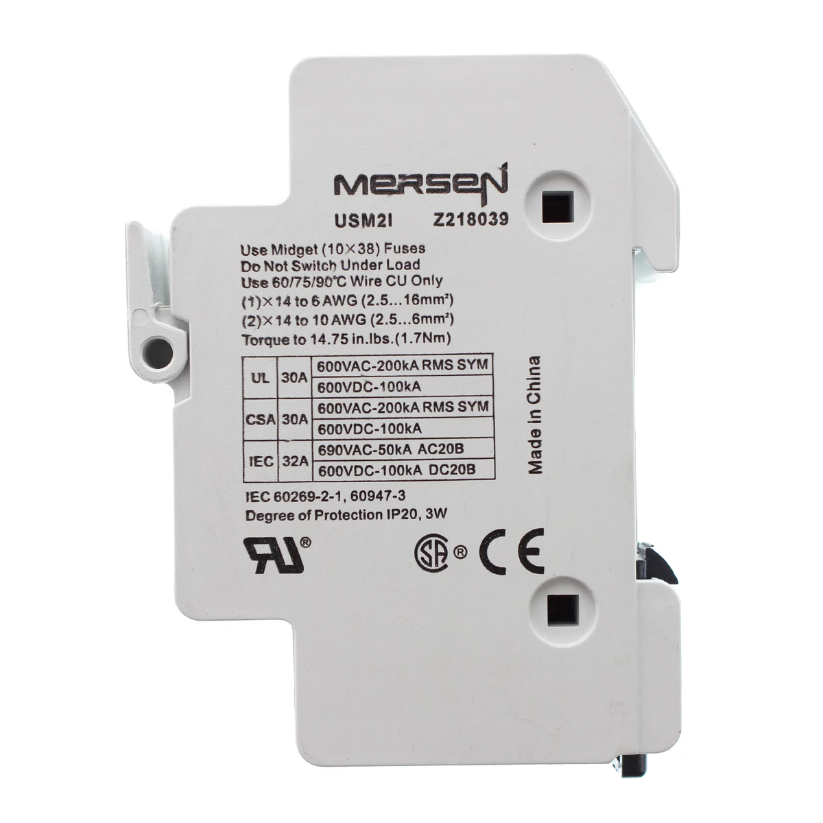 Fuse Block, 0 to 30A, 2 Pole B96600