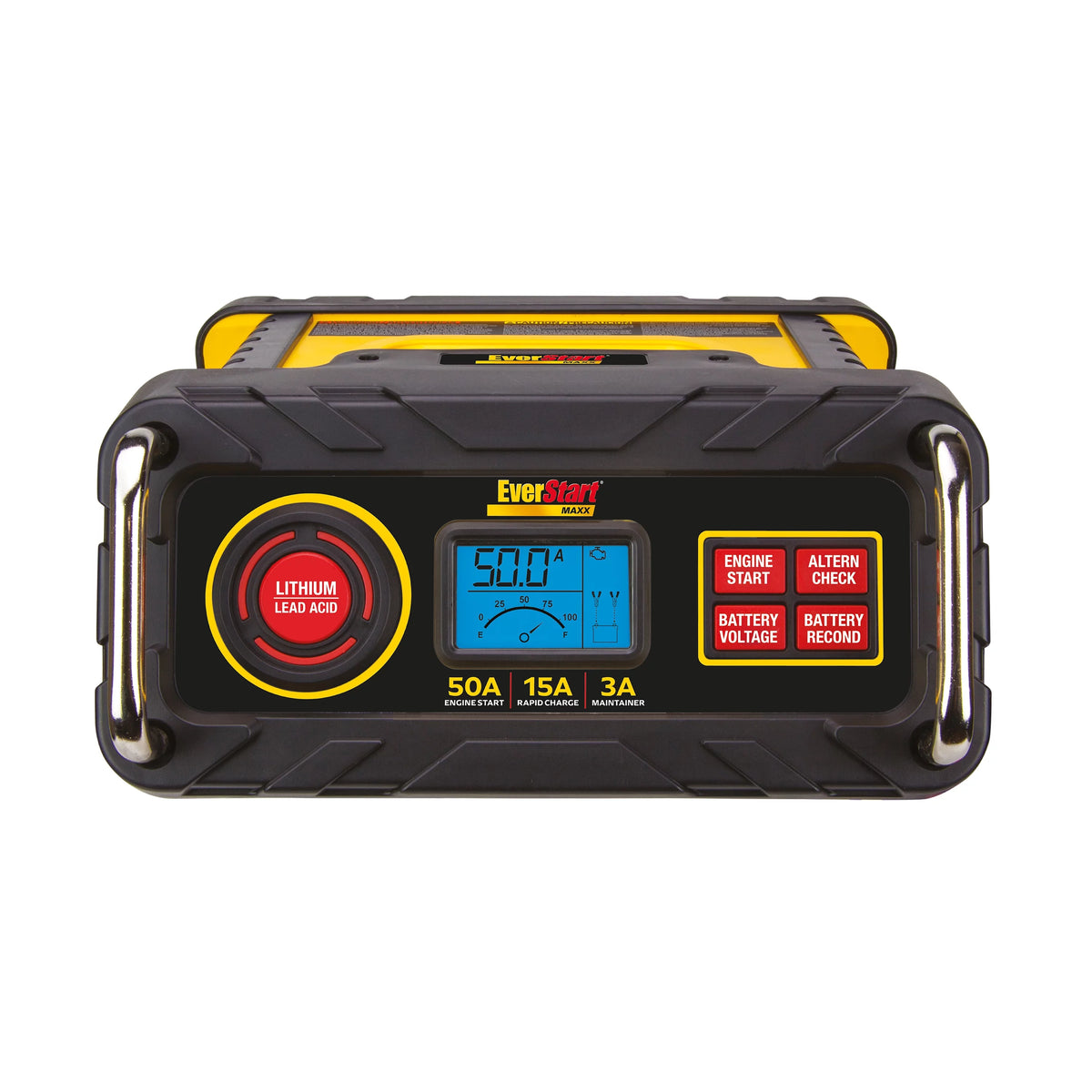 15 Amp Automotive Battery Charger with 50 Amp Engine Start T6766