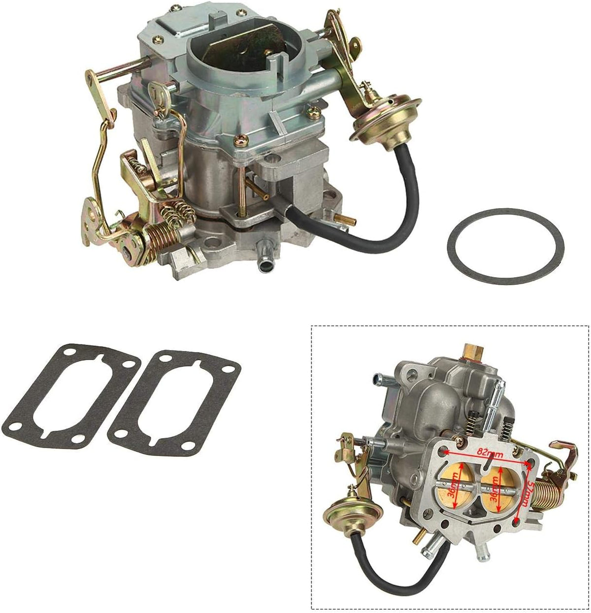 Carburetor for VW Beetles 1971-1979 Dual Port 1600cc Air Cooled Type 1 Engines H1042