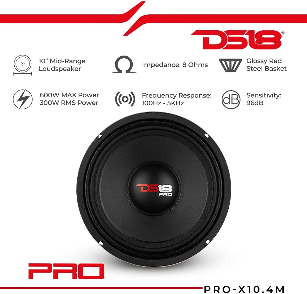 10 Midrange 4 Ohms Loudspeaker F6819