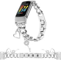 Metal Band Compatible with Fitbit Charge 6/Charge 5 Bands U644279