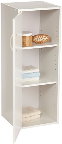 White Stackable 1-Door Organizer N971