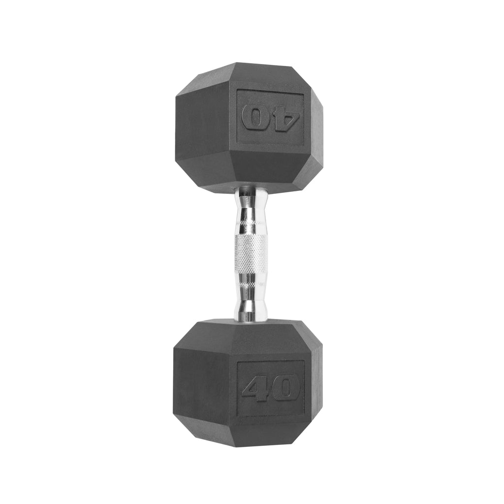 40 lbs Coated Hex Dumbbell H568604