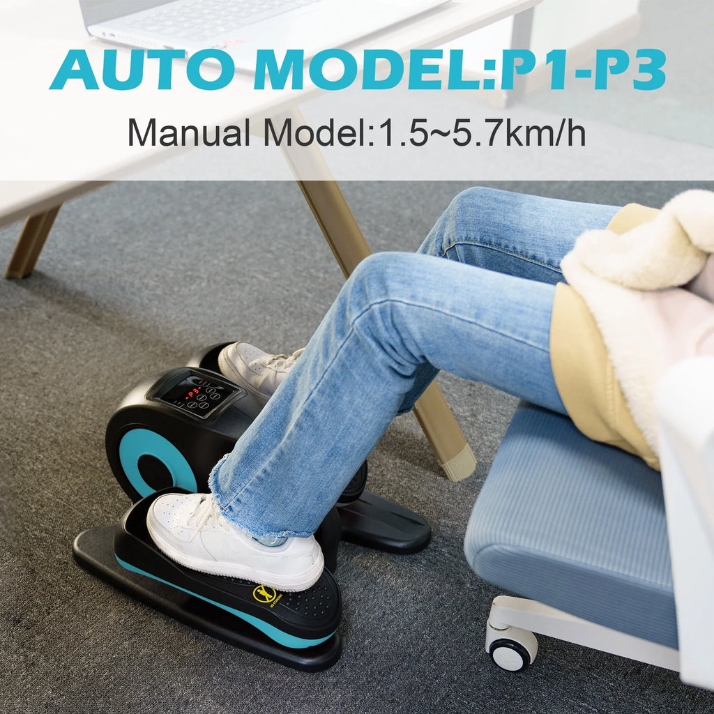 Under Desk Elliptical Machine Blue H21697