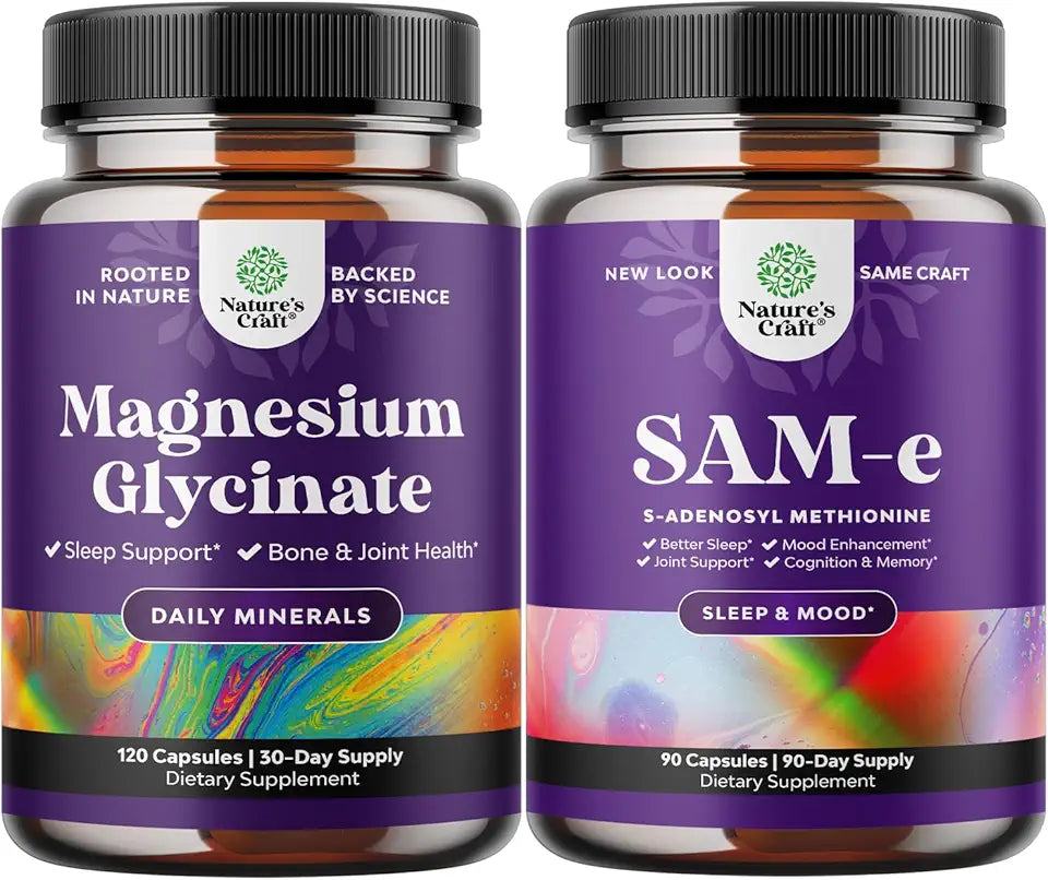 Magnesium Glycinate and SAM-E Brain Supplement K860