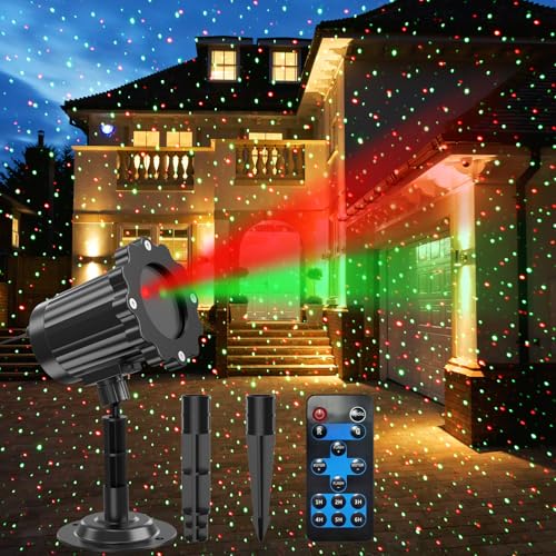 Waterproof Christmas Laser Lights Outdoor with Remote S7183