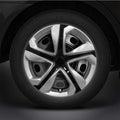 16 Silver/Black Hubcaps Wheel Covers Set of 4 J85553