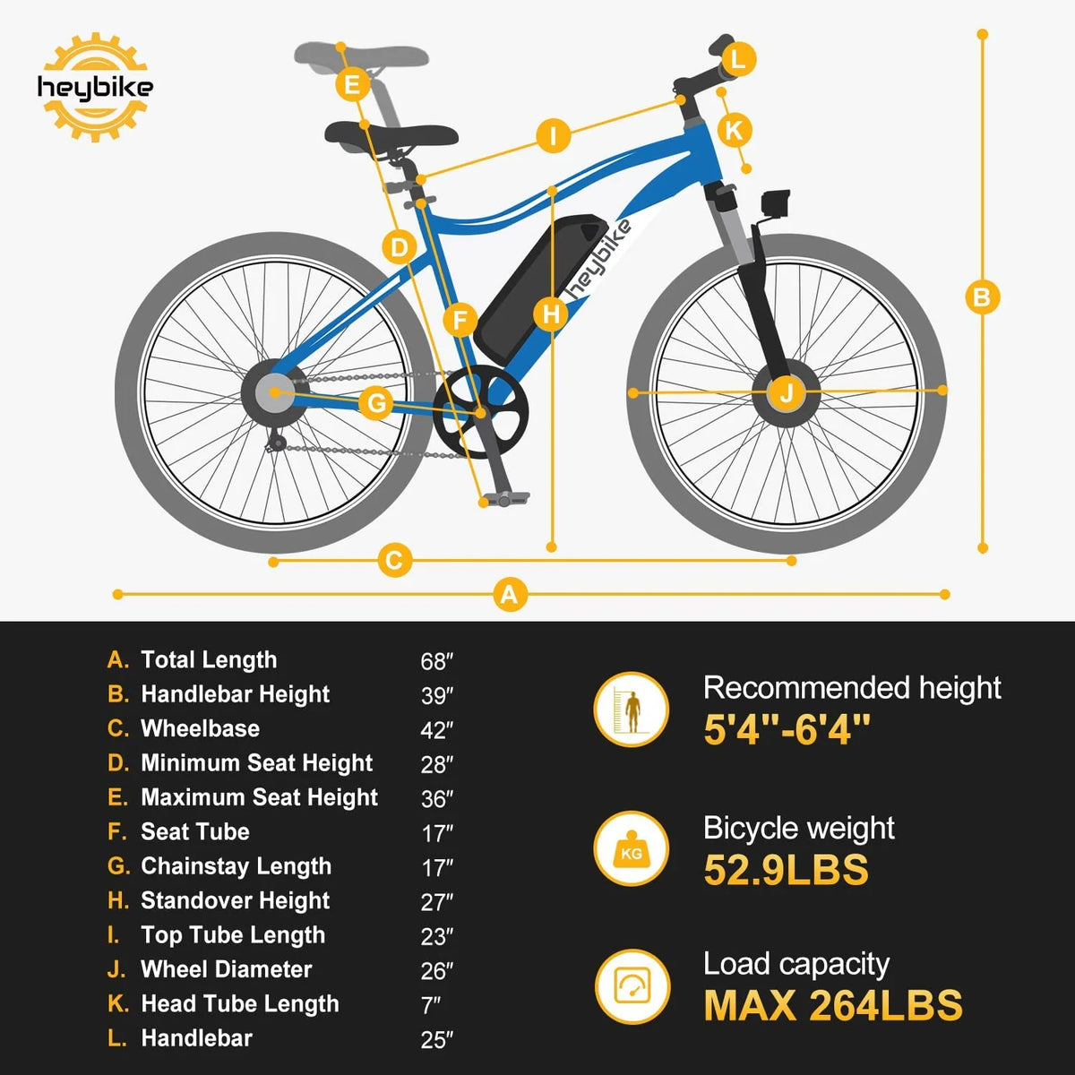 500W Motor 48V 12.5AH Battery 27.5 Electric Mountain Bike I88944
