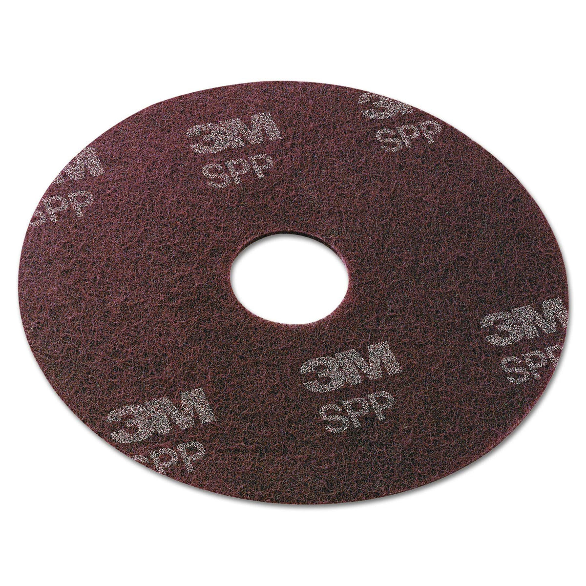 Maroon Surface Preparation Pad, 20x22 Diameter, 10/Carton Q20185