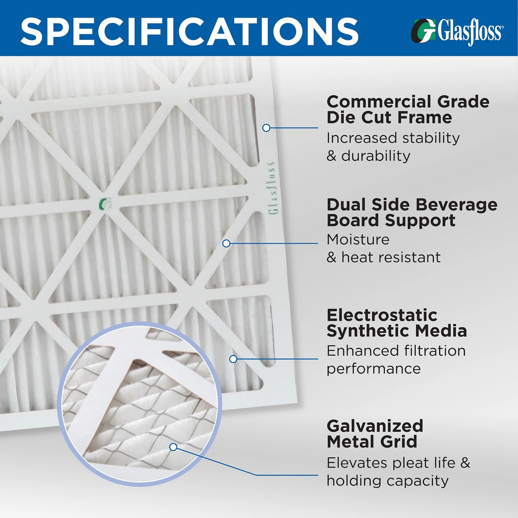 12 Pack MERV 10 Pleated Air Filters I5717