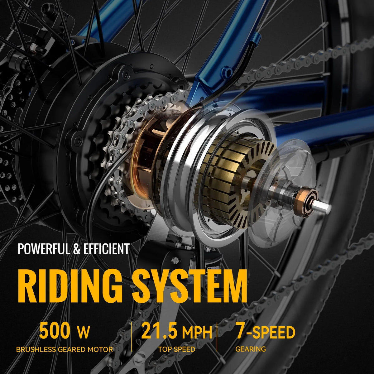 500W Motor 48V 12.5AH Battery 27.5 Electric Mountain Bike I88944