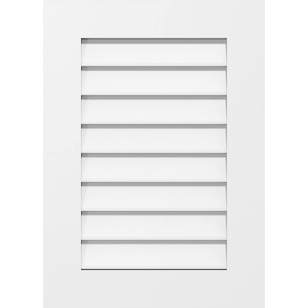 PVC Gable Vent E6882