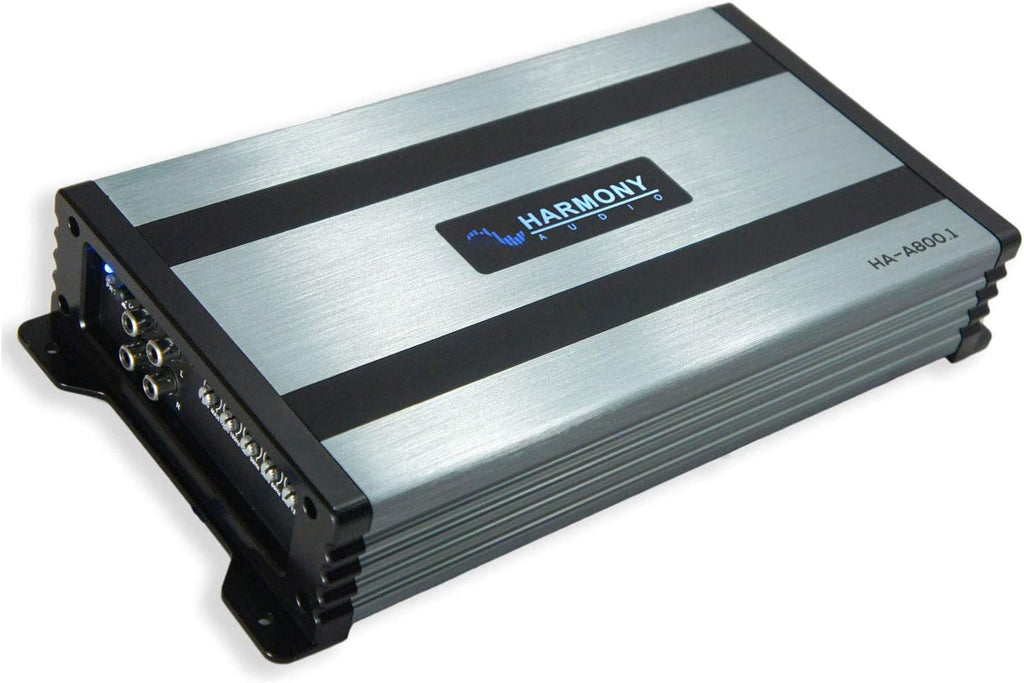 Compatible with GMC Sierra Crew Cab Kicker Bundle CompR CWR10 Single 10 Sub Box Harmony HA-A800.1 G49509