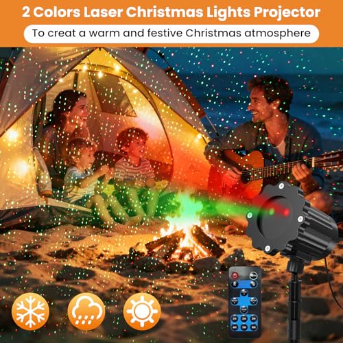Waterproof Christmas Laser Lights Outdoor with Remote S7183