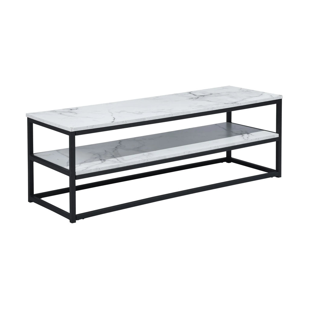 White Wooden End Table with Storage W104241