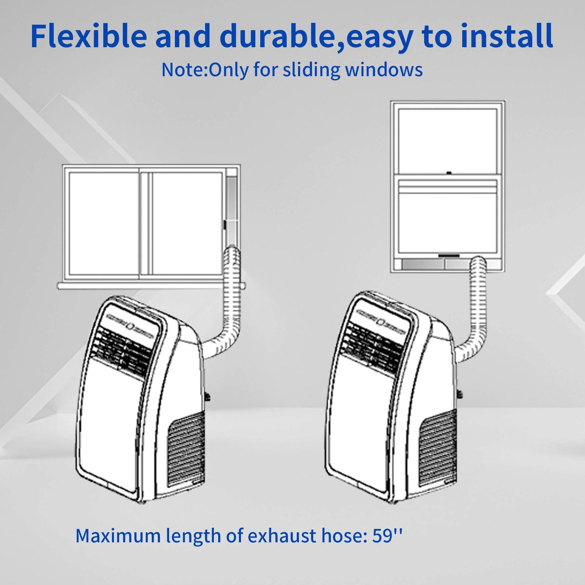 6400BTU 3-in-1 Portable Air Conditioner with Remote Control I6367