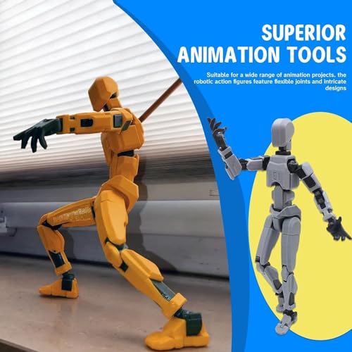 6 Pack 3D Printed Multi-Jointed Movable Action Figure T20749